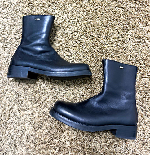 Men black leather our - leather,
